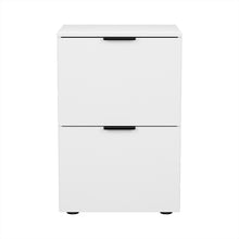 Load image into Gallery viewer, Artiss Filing Cabinet Files Storage Office Shelves File Organiser White 2 Drawer
