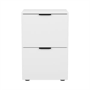 Artiss Filing Cabinet Files Storage Office Shelves File Organiser White 2 Drawer