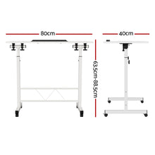 Load image into Gallery viewer, Artiss Laptop Desk Table Adjustable 80CM White
