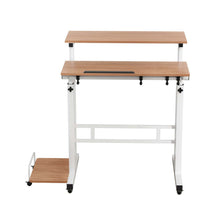 Load image into Gallery viewer, Artiss Laptop Desk Table Adjustable Light Wood 80CM
