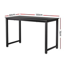 Load image into Gallery viewer, Artiss Computer Desk Home Office Study Table Black 120CM
