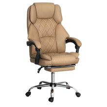 Load image into Gallery viewer, Artiss Executive Office Chair Leather Footrest Espresso
