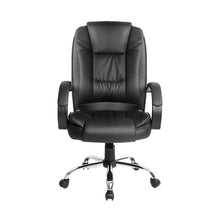 Load image into Gallery viewer, Artiss Executive Office Chair Leather Tilt Black
