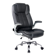 Load image into Gallery viewer, Artiss Executive Office Chair Leather Tilt Black
