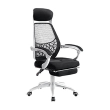 Load image into Gallery viewer, Artiss Mesh Office Chair Recliner Black White
