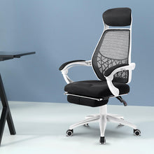 Load image into Gallery viewer, Artiss Mesh Office Chair Recliner Black White
