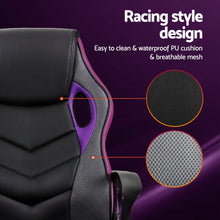 Load image into Gallery viewer, Artiss Gaming Office Chair Computer Chairs Purple
