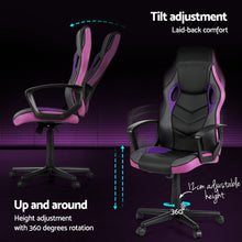 Load image into Gallery viewer, Artiss Gaming Office Chair Computer Chairs Purple
