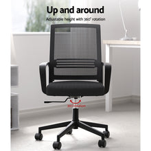 Load image into Gallery viewer, Artiss Mesh Office Chair Computer Gaming Desk Chairs Work Study Mid Back Black
