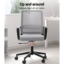 Load image into Gallery viewer, Artiss Mesh Office Chair Computer Gaming Desk Chairs Work Study Mid Back Grey
